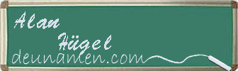 Alan Hügel Visitenkarte